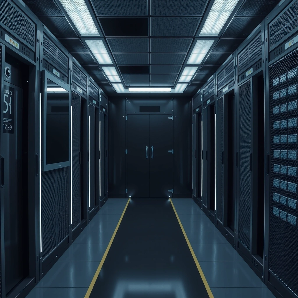 Secure data center interior